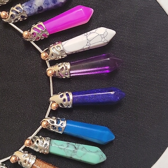 Set of 21 Fashion Pendants w/18" 925 Plated Chain - NWOT - Picture 4 of 7